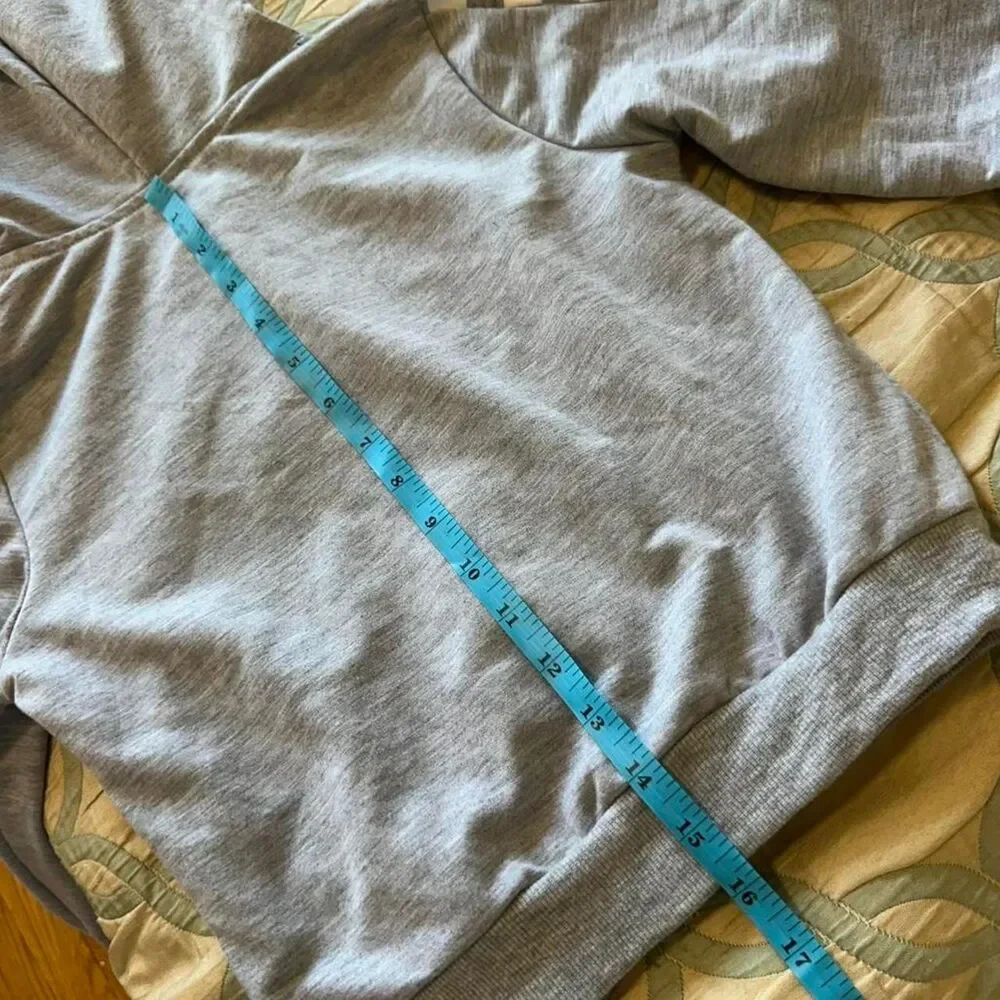 Kids Gray Tracksuit Hoodie Jogger Pants Set Size 7-8 Runs Small 5-6 years